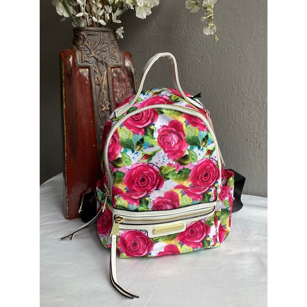 Juicy Couture rose floral backpack NWT‎